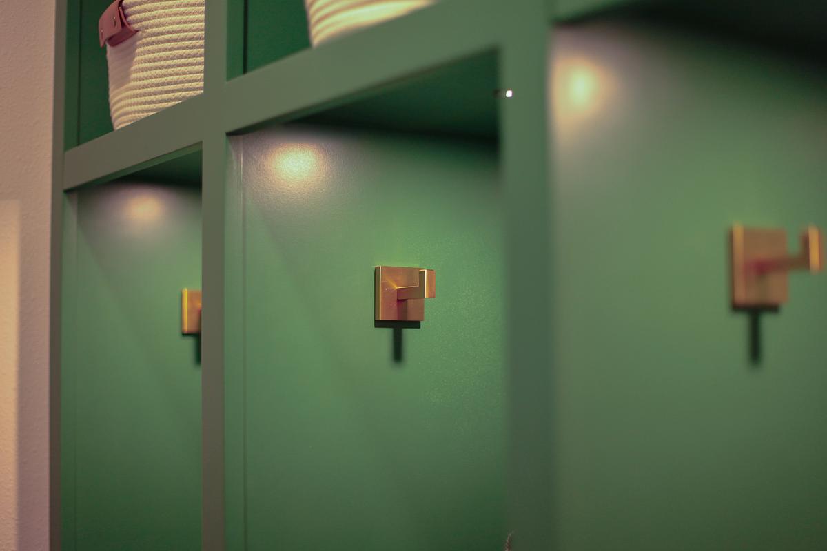 Entry Closet Cubbies