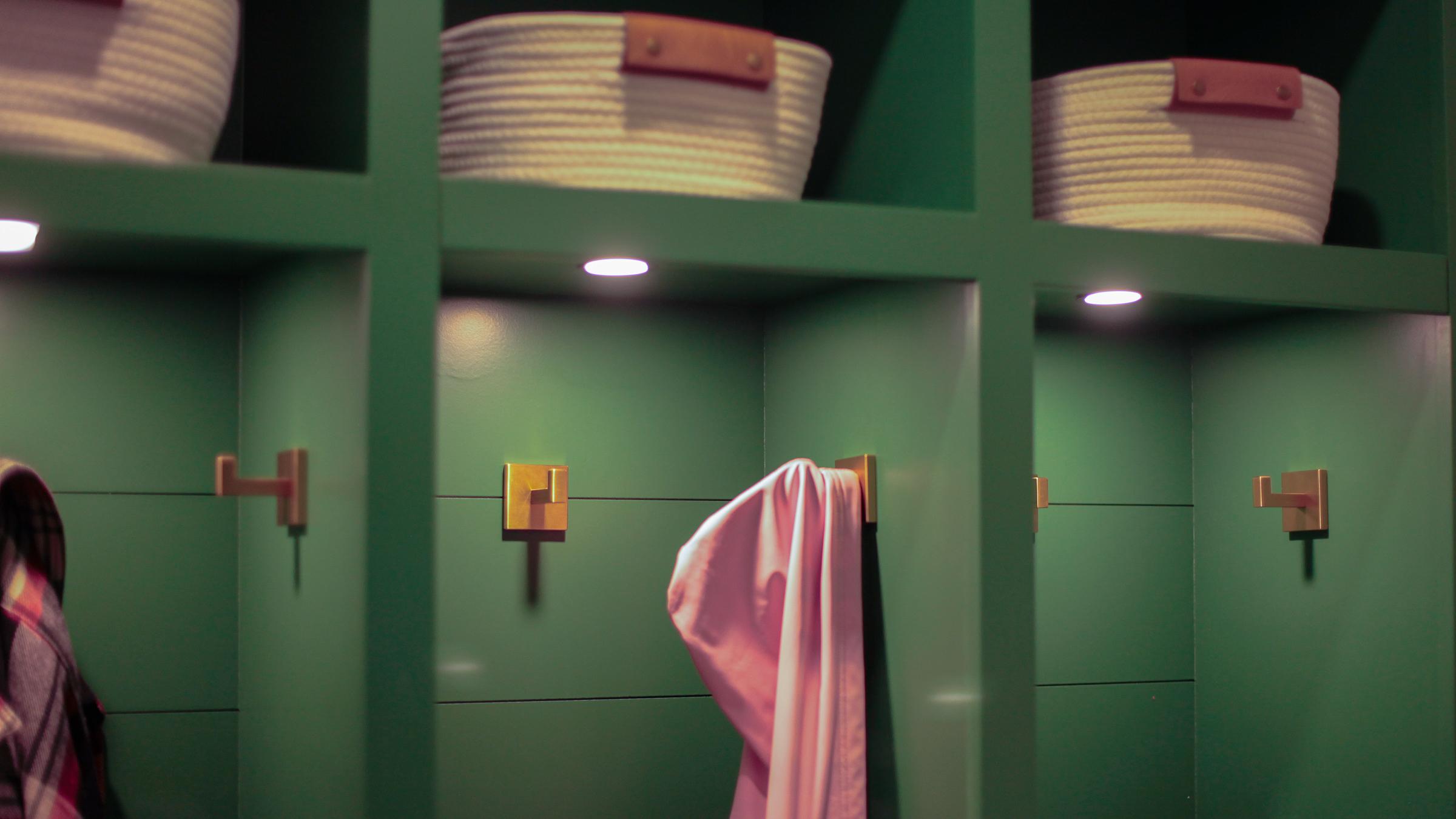 Entry Closet Cubbies